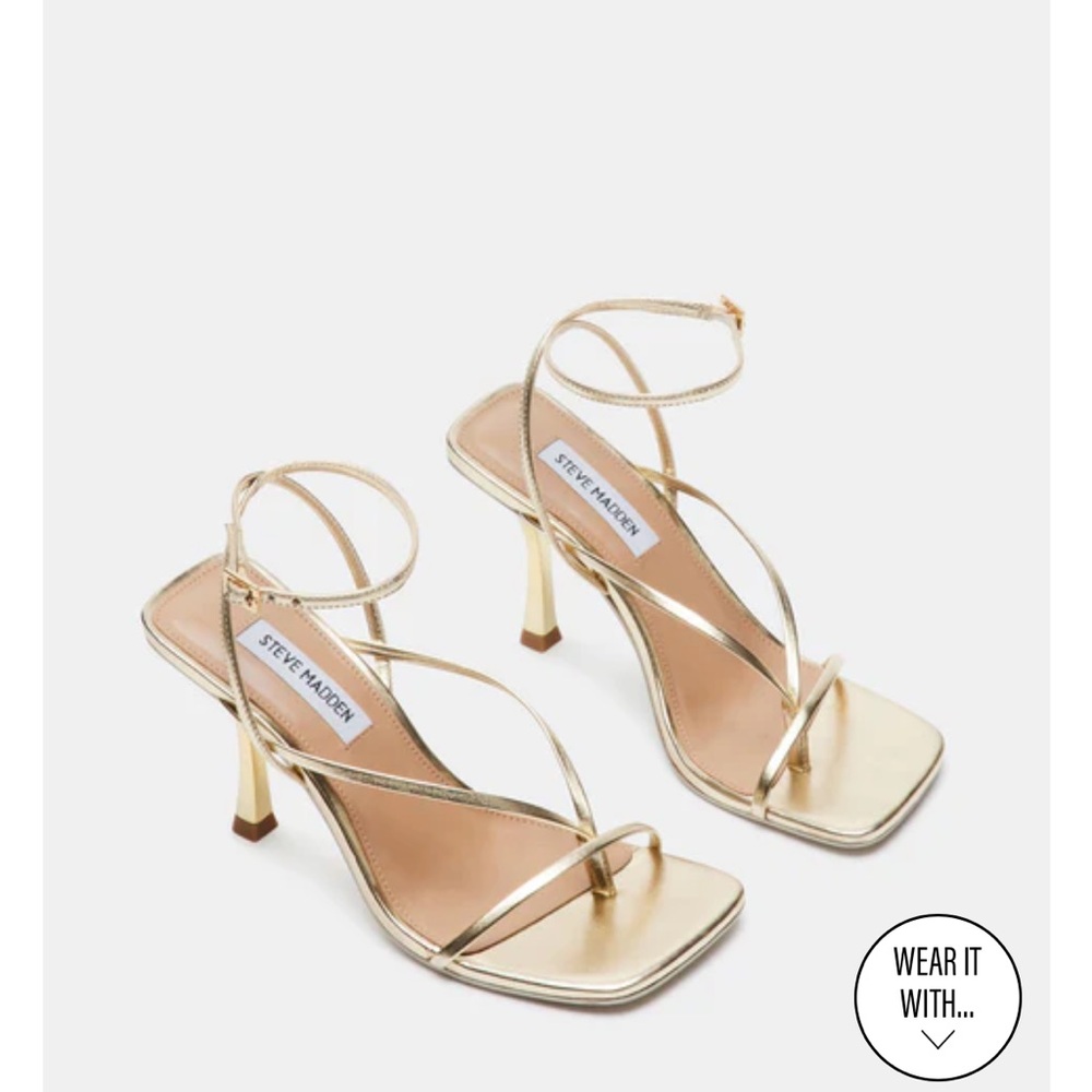 Steve Madden Annie Champagne Heels